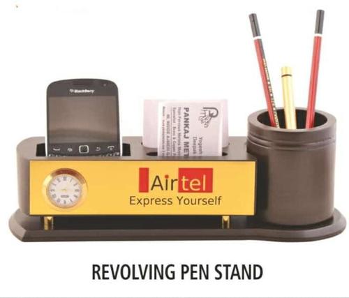 Rectangular Revolving Pen Stand