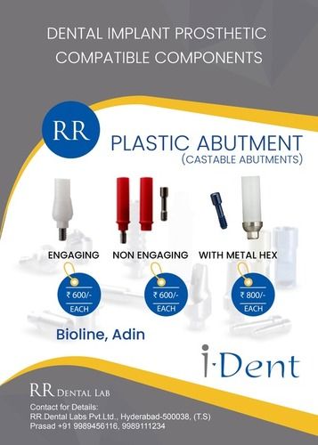 Castable Abutment With Metal Hex By RR Dental Labs