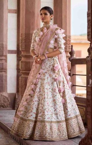 Modern Embroidered Bridal Lehenga For Women