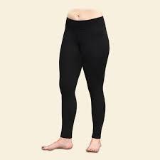 Black Ladies Pure Cotton Leggings