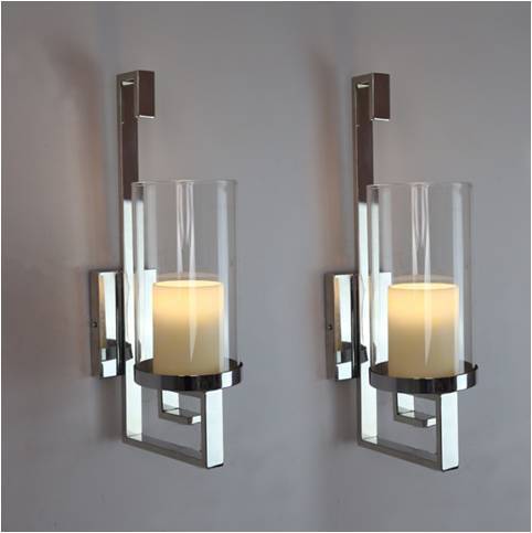 Natural Modern Glass Wall Sconces