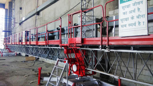 Rack And Pinion Mast Climbing Work Platform Europa Application: Workshop