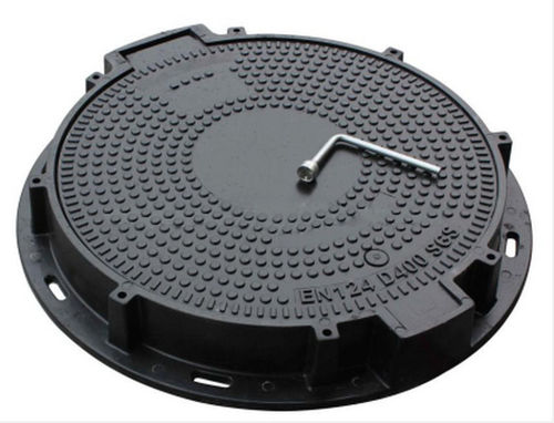 Sircular Manhole Cover With Screw (600Mm) Base Dimension: 600Mm