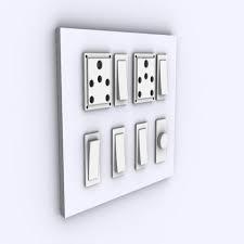 White Color Electric Switch Board