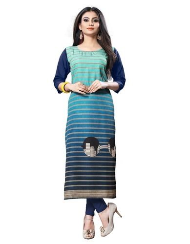 Multicolor Women Designer Long Kurti