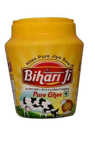 Bihari ji Pure Desi Ghee 2 Ltr Jar