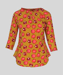 Orange Ready Made Ladies Top