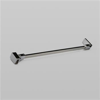 Silver Bathroom Shower Glass Door Support Bar Su10R-300A