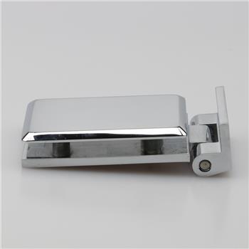 Silver Decorated Glass Heavy Duty Pivot Hinge H6220