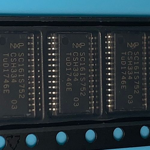  SC16IS752IPW, 112 Uart इंटरफ़ेस Ic Uart डुअल डायमेंशन (L* W* H): ऊंचाई: 0.95 मिमी लंबाई: 9.8 मिमी चौड़ाई: 4.5 मिमी मिलीमीटर (मिमी) 