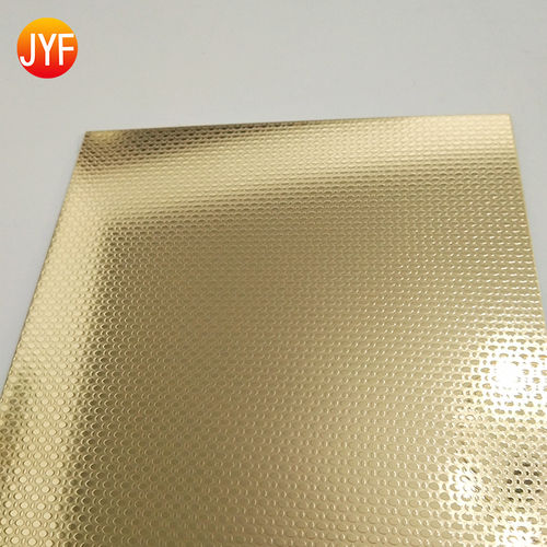 Brown Gold Titanium Plating Stainless Steel Sheet Application: Decoration