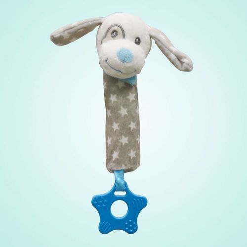 Buddsbuddy Premium Soft Baby Rattle Music Blue