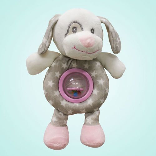 Buddsbuddy Premium Soft Baby Rattle Music Pink