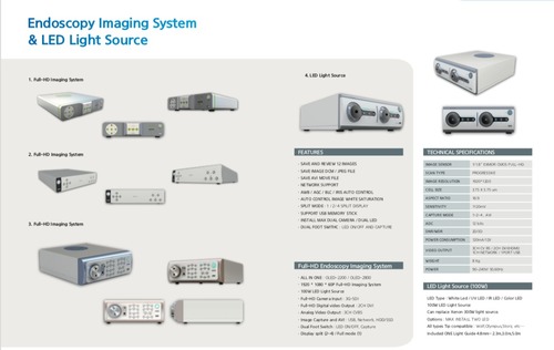 Endoscopy Imaging System Oled 2800 Power Source: Electric