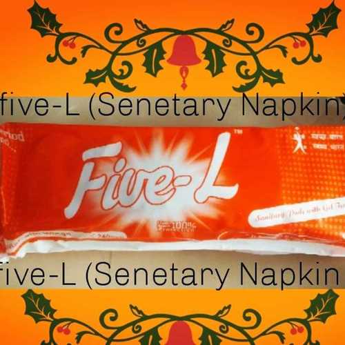 White Five L Sanitary Napkin