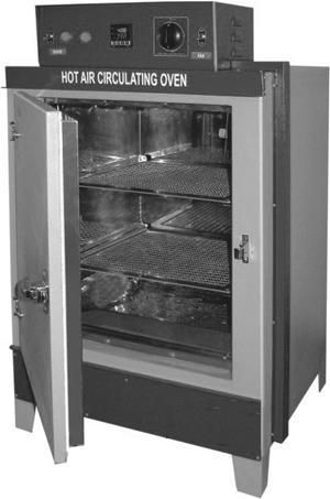 Hot Air Oven - MS Powder Coated, 12x12x12 Inches | High-Quality Glass Wool Insulation, S.S Shelves, Fast Heating System