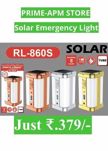 Led Emergency Light 4 Side Tube Solar