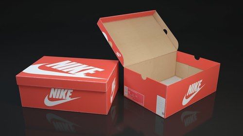 Printed Corrugated Shoe Box