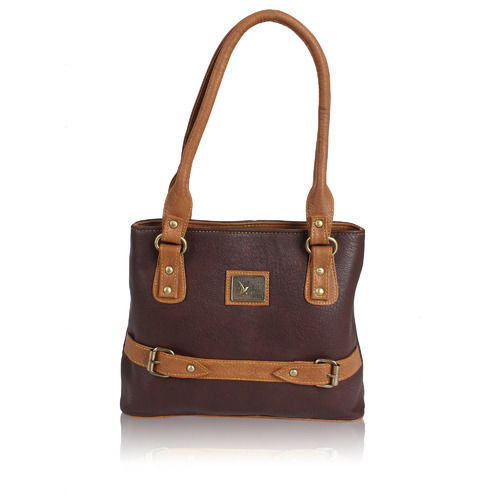 Brown Shoulder Ladies Hand Bag