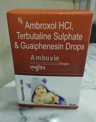 Ambroxol Hydrochloride Terbutaline Sulphate And Guaiphenesin Drops