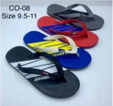 Slipper For Adults With Rubber Straps Size 9.5 - 11