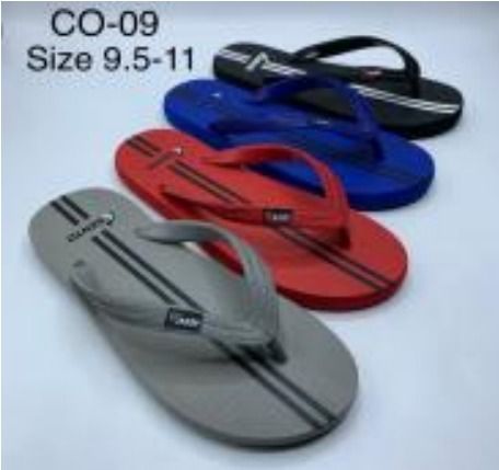 Multicolor Slipper For Adults With Rubber Straps - Size 9.5-11