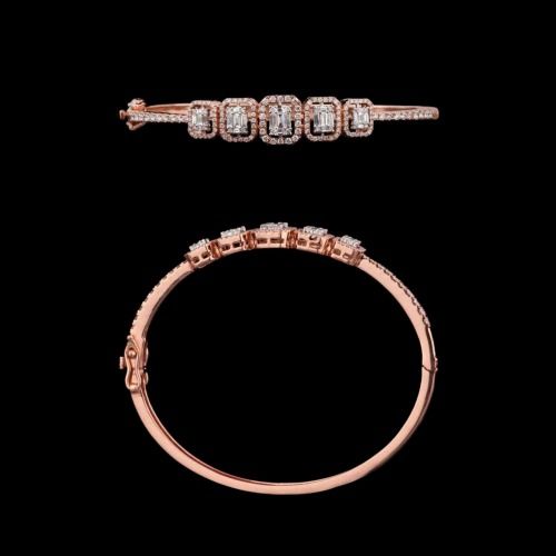 Bangles 18 Kt Rose Gold Bracelet