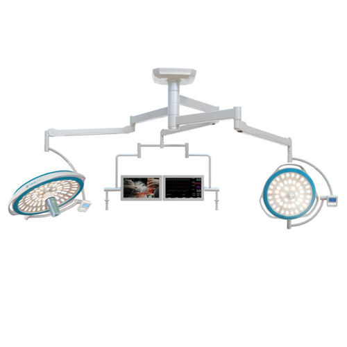 White Ceiling Double Dome Led Surgical Shadowless Operating Light