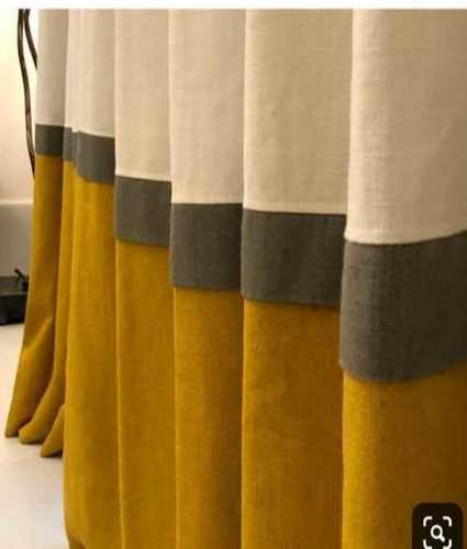 Multicolored Available. Designer Door Plain Polyester Curtains