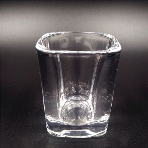 Solid Square Round Shot Glass (65Ml)