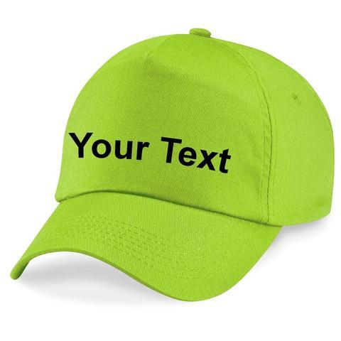 Cotton Fabric Green Color Mens Caps