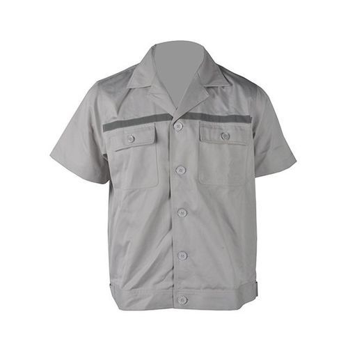 Grey Color Antique Chef Shirt