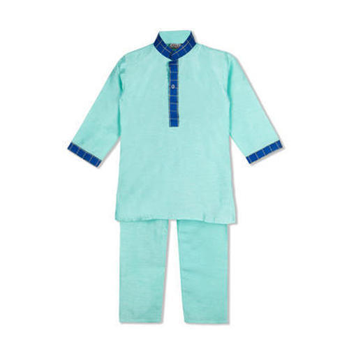 Sea Green Boys Kurta Pyjama