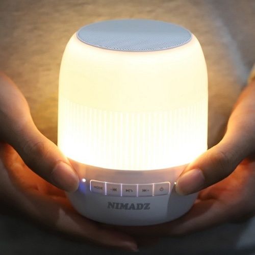 Hifi Desktop Portable Wireless Bluetooth Speaker And Colourful Sleeping Lamp