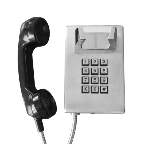 Stainless Steel Color Joiwo Industrial Telephone Jail Phone For Labor Campus Prison Phone Jwat145