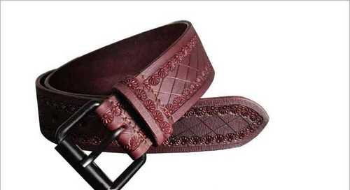 Leather Belt Hand Work Gender: Men