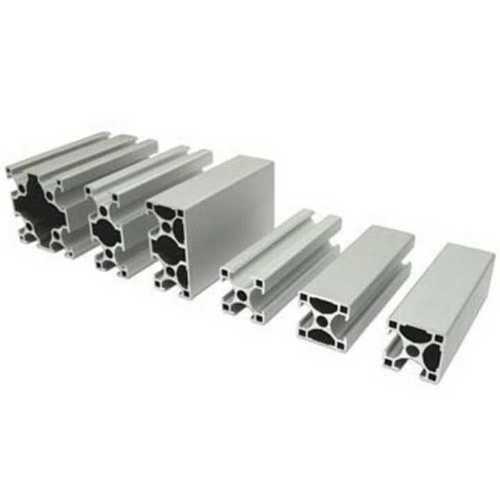 Silver Industrial Aluminium Extrusion Section