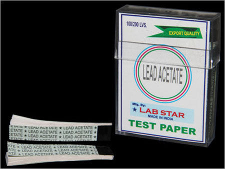 Lead Acetate Indicator Paper