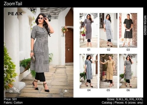 6 Long Life Women Kurti