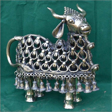Metal Handcrafted Cow