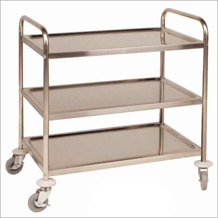 SS Kitchen Table Trolley