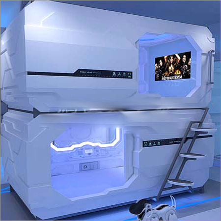 Semi-Automatic Vertical Capsule Hotel Sleeping Bed