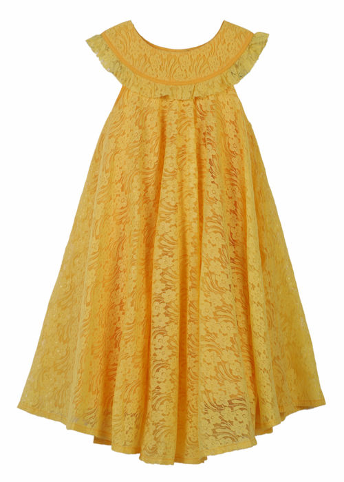 पीली बेबी ड्रेस