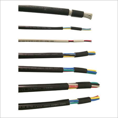 Multi Core Cables - High-Grade Insulation, Flexible Design | Oil and Wear Resistant, Good Elasticity, Multi-Core Configuration