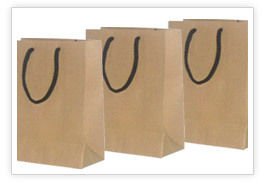 Metal Kraft Paper Shopping Bags