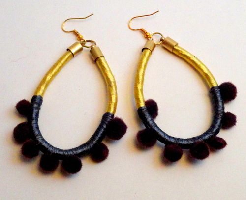 Silk Thread Earring