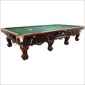 Wooden Billiard Table - Premium Grade Wood, Standard Size | Durable, Termite Resistant, Easy to Install, Exclusive Designs, Smooth Finish, Royal Aesthetic Appeal