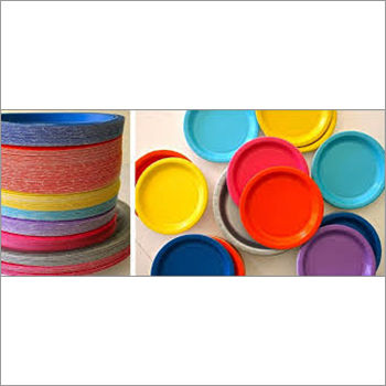 Anti-Slip Disposable Colored Paper Plates