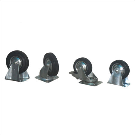 Trolley Caster Wheels - Premium Quality Stainless Steel, ISO 9001:2000 Certified | Durable Performance, Easy Installation