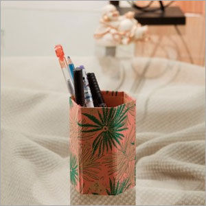 Recycled Handmade Paper Pen Holder